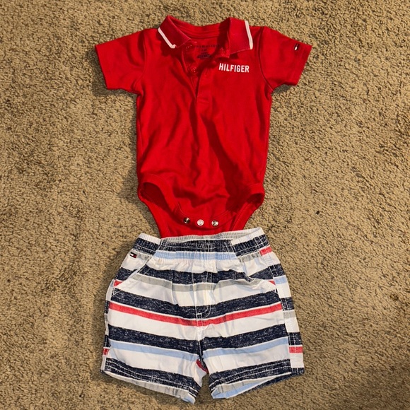 Tommy Hilfiger Other - Tommy Hilfiger Red, White and Blue set. 3-6 months